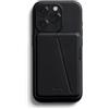 Bellroy Mod Phone Case + Wallet per iPhone 15 Pro (custodia sottile in pelle per iPhone, portafoglio per telefono) - Black