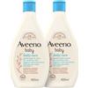 Aveeno Baby Daily Care - Bipack Bagnodoccia per Bagnetto Neonati per Pelle Delicata e Sensibile, 2 x 400ml