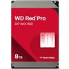 Western Digital WD Red Pro 8TB per NAS Hard Disk interno da 3.5", 7200 RPM Class, SATA 6 GB/s, CMR, Cache da 256 MB, Garanzia 5 anni