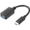 Trust Adattatore da USB Tipo C a USB 3.1, Compatibile con USB 3.0 e USB 2.0, Nero