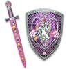Liontouch - Set Principessa Unicorno per Ragazze - età 3-6 | Spada e Scudo Giocattolo con Gemme per Giochi di Ruolo Medievali per Bambine | Accessori Sicuri in Gommapiuma per Travestimenti e Costumi