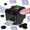 Pipihome Mescolatore Carte da Gioco, 2 in 1 Distributore Carte da Gioco Elettronico di Carte da Poker, Mischia Carte Automatico per Uno, Blackjack, Poker, Burraco, Card Shuffler per Texas Hold'em