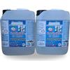 PIP Prodotti innovativi professionali PIP Detergente Lavastoviglie Professionale Stovilmatic, Detersivo Stoviglie Industriale, Lavapiatti, Bicchieri, Pentole, Disincrostante, Anticalcare, Senza Cloro, Tanica UN LT.5, set 2 pezzi Kg.12