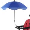 Xujuika Parasole Passeggino Universale, Ombrello Passeggino Con Morsetto, Parasole Per Sedia A Rotelle Da Spiaggia E Da Viaggio, Rotezione UV Regolabile, Ombrello Per Carrozzina Da Spiaggia