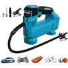 ZEYXINH Compressore Aria Portatile Compatibile con Batteria Makita 18V, 150 PSI Compressori a Batteria con Autostop,LED,kit Valvola per Auto,Biciclette e Palloni(Batteria Non Inclusa)