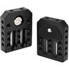 CAMVATE Piastra di base universale con attacco da 1/4 per kit gabbia monitor per regista (2 pezzi)