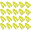 The Lord of the Tools 30pcs Auto Ruota Arco Surround Trim Molding Clips Dashboard Pannello Laterale Audio Rivet 90601SMG003 Plastica Giallo Compatibile con Honda Civic/CRV/HRV