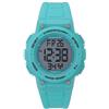 Armitron - Orologio sportivo da donna, digitale, con cronografo, cinturino in resina, 45/7091, Verde Acqua