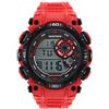 Armitron - Orologio sportivo da uomo, digitale, con cronografo, cinturino in resina, 40/8399, Rosso