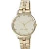 Nine West Orologio da polso con quadrante floreale con accenti floreali in autentico cristallo da donna