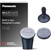 Panasonic ER-CFB1-A503 MULTISHAPE [Sistema Modulare per la Cura della Persona] Set Testine Spazzole per il Viso, Spazzola Esfoliazione Viso, Spazzola Pulizia Barba, Spazzola Pulizia Profonda, Nero
