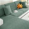 LINGKY Copriseduta Divano Elasticizzato, Copri Cuscini Divano, Coprisedile per Divano, Universale Copricuscini per Divani, Copricuscino Copri Seduta Divano (2 Posti, Verde)