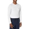 Emporio Armani Long Sleeves T-Shirt Soft Modal, Bianco, M Uomo