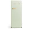 CREATE / RETRO FRIDGE 150 WOOD/Frigorifero verde pastello maniglia legno/Con congelatore, 150 cm