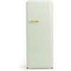 CREATE / RETRO FRIDGE 150 GOLD/Frigorifero verde pastello maniglia oro/Con congelatore, 150 cm