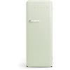 CREATE / RETRO FRIDGE 150 MARBLE/Frigorifero verde pastello maniglia marmo/Con congelatore, 150 cm