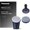 Panasonic ER-CFB1-A503 MULTISHAPE [Sistema Modulare per la Cura della Persona] Set Testine Spazzole per il Viso, Spazzola Esfoliazione Viso, Spazzola Pulizia Barba, Spazzola Pulizia Profonda, Nero