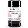 NUTRIVA Candidal, Integratore Alimentare per Candida e Recidive, con Semi di Pompelmo, Beta 1,3-Glucano, Lattoferrina, Biotina, Riequilibra la Flora Batterica Intestinale, 30 Compresse, Vegetariano