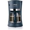 Ufesa CG7114 Capriccio 6 Macchina Caffè Americano, 6 tazze, 600 W, Brocca 0.6L, Filtro Permanente, Piastra Riscaldante Antiaderente, Sistema Salvagoccia, Auto Stop, Blu