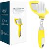 KITCHENDAO Utensile 4 in 1 per agrumi, spremiagrumi, grattugia e filtro per succo per evitare disordine, impugn