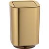 WENKO Capacità: 5.5 l, Plastica, 17.2 x 25.5 x 17.2 cm, Dorato
