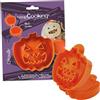 ScrapCooking - Stampo per Calzoni di Halloween - Forma di Zucca - Tagliapasta per Empanadas, Ravioli e Dolci Ripieni - Per Pasticceria e Cucina - Calzone alle Mele - 2153