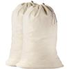 Handy Laundry Borsa per biancheria in cotone, la borsa per biancheria lavabile extra resistente con coulisse è un ottimo sacco di stoffa per sacco a pelo, fodera per cesto di lino, fodera per cesti e