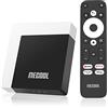 mecool Android TV Box 11.0, MECOOL KM7 Plus Smart TV Box 4K HDR 2GB 16GB Supporto 2.4G/5.0G/BT 5.0/AV1 GTV Lettore multimediale in streaming remoto con Amlogic S905Y4 Netflix Assistente Google