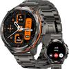 KOSPET TANK T3 Ultra Smartwatch Uomo, GPS Integrato, Impermeabile 5ATM, Schermo AMOLED 1,43, Durata Batteria Fino 60 Giorni, 170+Modalità di Sportive, Corpo in Acciaio Inox, Compatibile Android e iOS