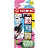 STABILO Evidenziatore e Marker BOSS MINI by Snooze One - Astuccio da 5 - Rosa/Blu/Giallo/Verde/Nero