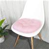 AIYINIY Cuscino rotondo per pavimento per sedia, spesso imbottitura in cotone, stile nordico, moderno, traspirante, confortevole, per esterni e giardino (rosa, 40 x 40 cm)
