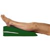 Vetrina del Benessere ALZAGAMBE -Verde- Cuscino a Cuneo Ortopedico per le Gambe e i Piedi Terapeutico per Ginocchia Rialzo Guanciale da Letto Antireflusso - Fodera in Cotone con Ampia Cerniera