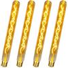 KANQIAO Lampadina LED vintage E27, lampadina vintage Edison E27 tubo LED dimmerabile da 4 W di lunghezza 300 mm, lampada retrò Tubo flauto ideale per lampadine da parete, lampada da terra - 4 pezzi