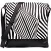 FIRENZE ARTEGIANI. Agnadello Borsa Messenger Donna Vera pelle Dollaro. 33 x 5 x 33 cm. Colore: Zebra, Zebra, Utility