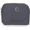 Pepe Jeans Corin Portafoglio grigio 11,5 x 8,5 x 1,5 cm Poliestere e PU 0,15 L by Joumma Bags, grigio, Taglia unica, Portamonete