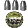 NORICA Lattina per balines Premium Slug 5,5 mm - Calibro .22-1,62 grammi [Latta 250 pallini]