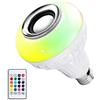 Hyuduo Lampadina Senza Fili Altoparlante Bluetooth Music Bulb RGB Smart Music Bulb Lampadina a LED Che Cambia Colore con Telecomando per Feste Home Bedroom Bar Matrimonio Decorazioni