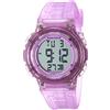 Armitron - Orologio sportivo da donna, digitale, con cronografo, cinturino in resina, 45/7095, Viola