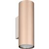 Trio Leuchten Wandleuchte Marley 212400265, Metall Coffee/Warm Grey, exkl. 2x GU10