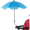 Xujuika Parasole Passeggino Universale, Ombrello Passeggino Con Morsetto, Parasole Per Sedia A Rotelle Da Spiaggia E Da Viaggio, Rotezione UV Regolabile, Ombrello Per Carrozzina Da Spiaggia
