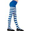 W WIDMANN MILANO Party Fashion WIDMANN MILANO PARTY FASHION - collant per bambini, a righe, 70 DEN, collant a righe, collant da strega, carnevale