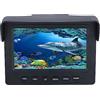 SHEHUALI Macchina fotografica subacquea per la pesca, 15M 4.3 pollici 1000tvl Kit videocamera for pesca subacquea 12 PCS LED IR Luci Video Fish Finder Lago sott'acqua Fish Cam