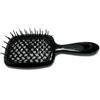 Jäneke SUPERBRUSH Carbon nero circa 20,5 cm (antistatico), spazzola professionale a ventosa, ideale per districare e asciugare senza seccarsi (55 226 carb)