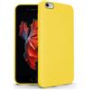 N NEWTOP Cover Compatibile per Apple iPhone 6 Plus/6S Plus, Custodia TPU Soft Gel Silicone Ultra Slim Sottile Flessibile Case Posteriore Protettiva (Giallo No Logo)