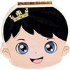 KIRALOVE Porta denti latte - bimba - scatolina in legno - scritte - foto a colori - idea regalo originale