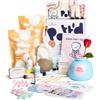 Pott'd Kit di Argilla senza cottura per Principianti. Kit fai da te creativo adulti comprendente argilla senza cottura, attrezzi, colori, pennelli, smalto e istruzioni passo-passo