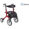 Rollator Pieghevole in Alluminio Verniciato con 4 Ruote Pneumatiche Ermes- RP562 - Moretti