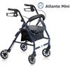 Rollator con Sedile Imbottito a Ingombro Ridotto Atlante Mini - RP513 - Moretti