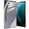 Anoowkoa Custodia Cover per Samsung Galaxy Tab S9 FE CASE, Ultra Sottile Morbido TPU Trasparente Silicone Antiurto Protettiva Case Custodia con Assorbimento degli Urti e Anti-Graffio (Trasparente)