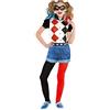 amscan Costume classico da Harley Quinn per bambini (10-12 anni)